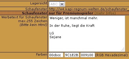 Infobox Schaufenster